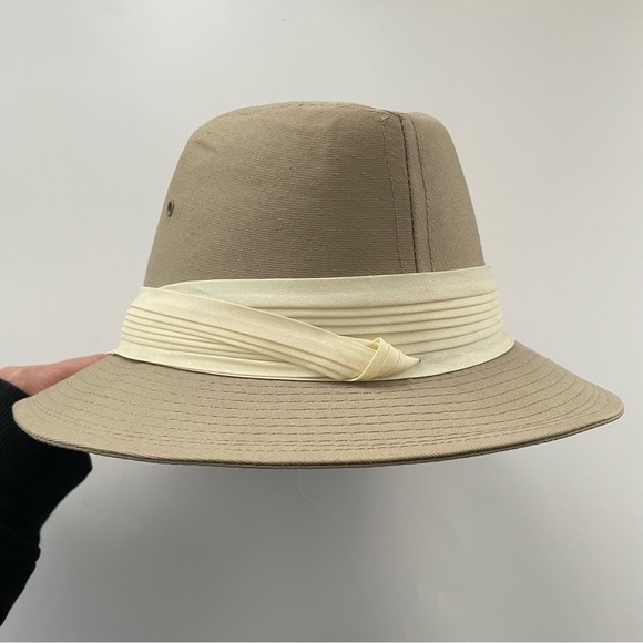 Vintage Lee Fedora Hat Men’s Tan Union Made In USA Size Medium - Picture 1 of 10